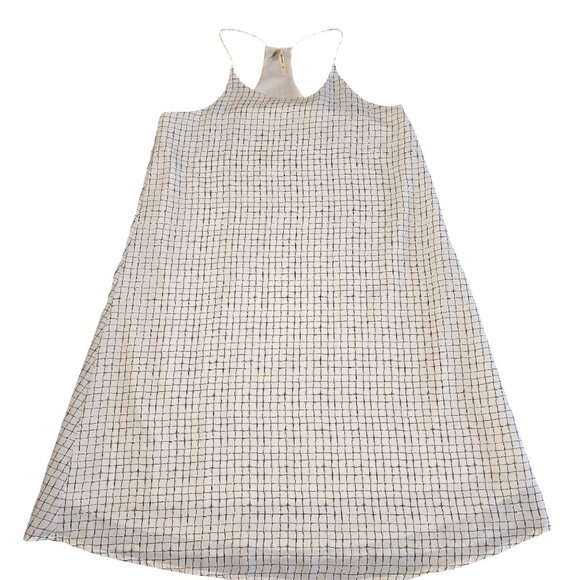Truth NYC Dresses & Skirts - Truth White Dress with Black Grid Pattern Size: S Excellent Used Condition